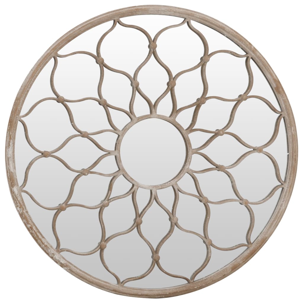 Mirror Iron Round For Indoor Use